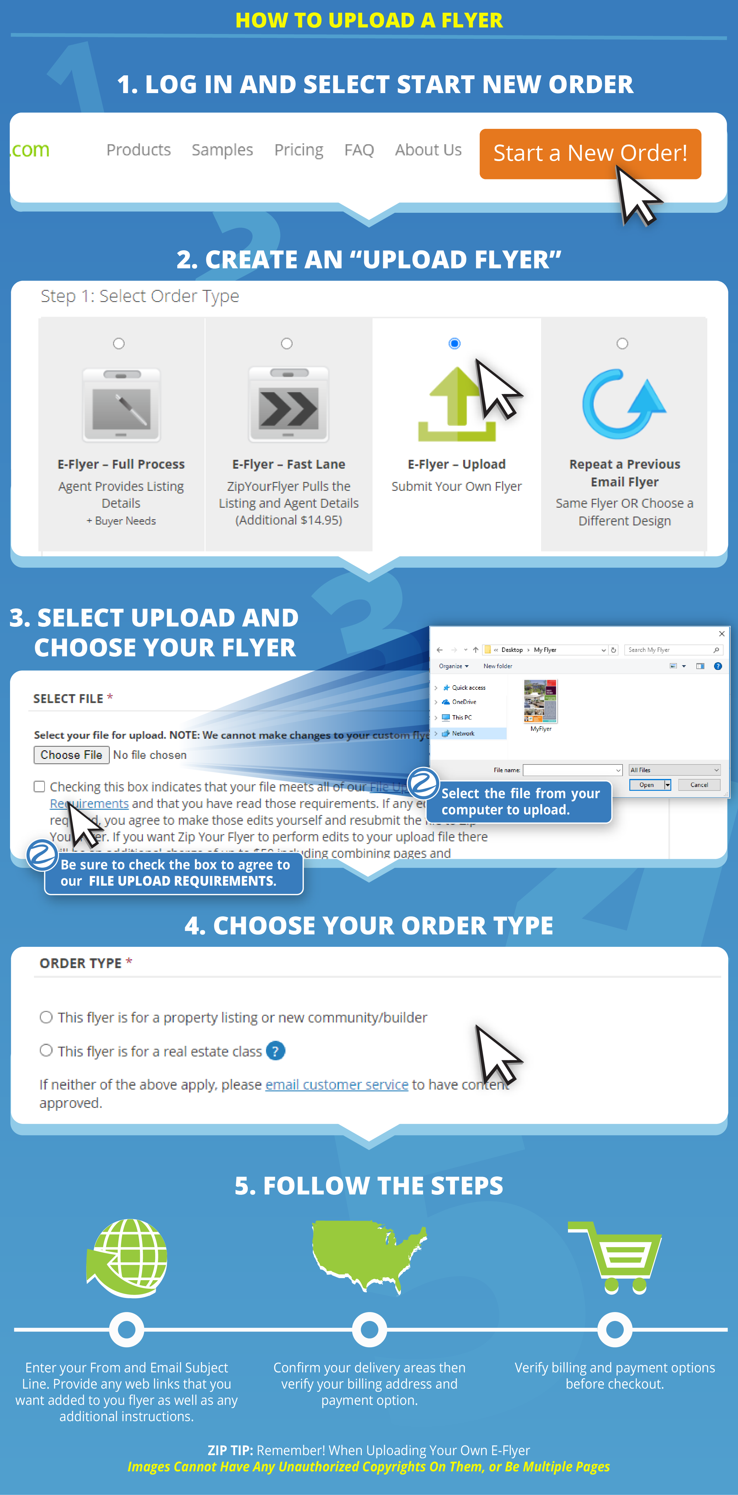 How to Upload Email Flyers