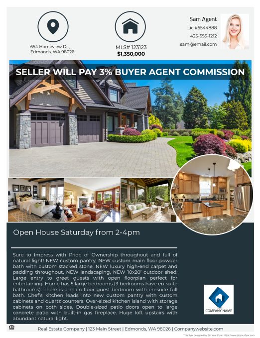 real estate sample flyers