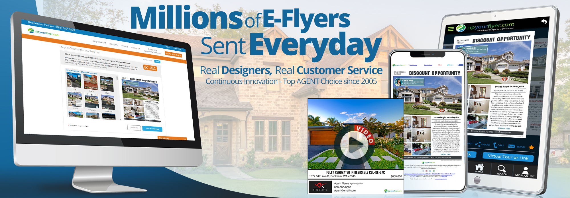 Real estate Flyers Zip Your Flyer Why Use Us