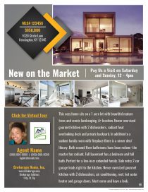 Real estate email flyer design